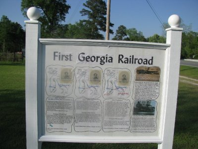 First Georgia Railroad - Sign 7a - For READABLE Go To Next Image