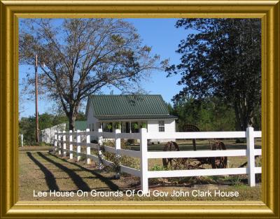 Lee House On Grounds Of Old Gov John Clark House