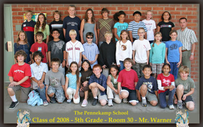 Pennekamp School - Mr. Warner's 5th Grade Class