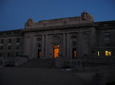 Dorm at dusk