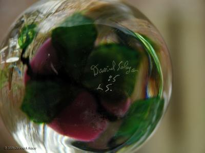 <b>Glass Paperweight by D Salazar</b>