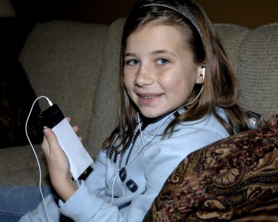 Mere and Her Ipod