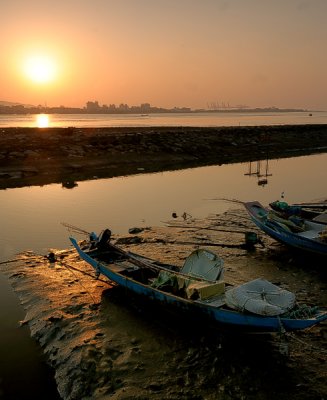 Sunset Over Dainshu River