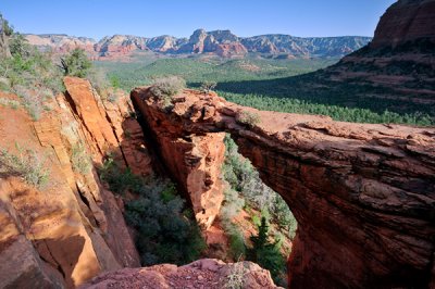 Early Morning Light from above Devils Bridge