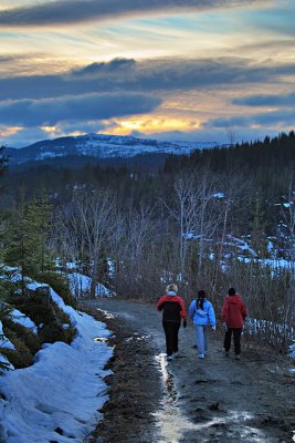 Sunset walk