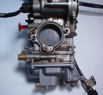 FCR Removeable Intake Flange and Pilot Air (LEFT) and Main Air (RIGHT) Jets