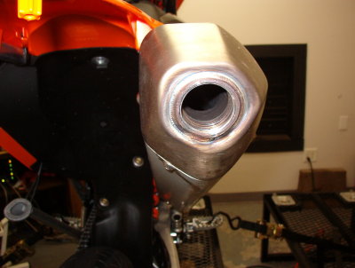 450XCR-W Open Tip Exhaust