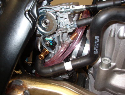 450XCR-W with O-ring on Linkage
