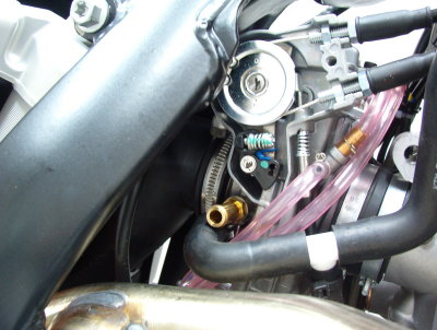 450 or 530 FCR Carburetor with O-ring on Linkage