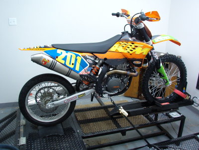 2008 450XCF Dyno Testing