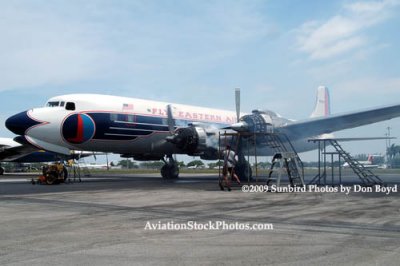 2009 - #2 engine starting to crank over for the first time since August 2004 at Opa-locka Airport aircraft stock photo #1932