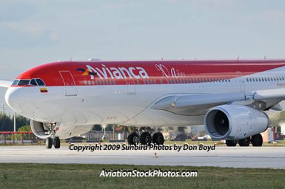 2009 - Avianca Airlines A330-243 N973AV at MIA aviation stock photo #5016