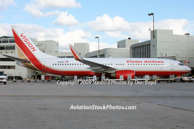2009 - Vision Airlines B737-8Q8 N781VA aviation stock photo #0178