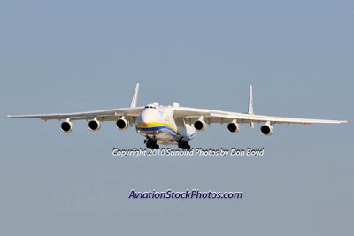 Antonov Design Bureau An-225 Mriya UR-82060 on approach to 26L at MIA aviation stock photo #5360