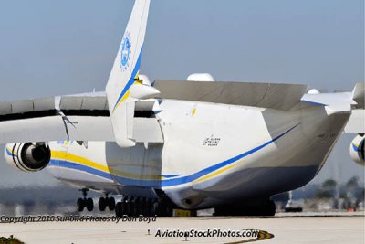 Antonov Design Bureau An-225 Mriya UR-82060 landing on runway 26L at MIA aviation stock photo #5367