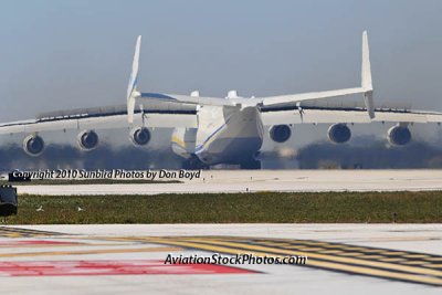 Antonov Design Bureau An-225 Mriya UR-82060 rolling out on runway 26L at MIA aviation stock photo #5369