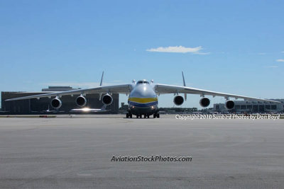 Antonov Design Bureau An-225 Mriya UR-82060 taxiing on to the Northeast Base at MIA aviation stock photo #0701