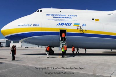 Antonov Design Bureau An-225 Mriya UR-82060 on the Northeast Base at MIA aviation stock photo #0720
