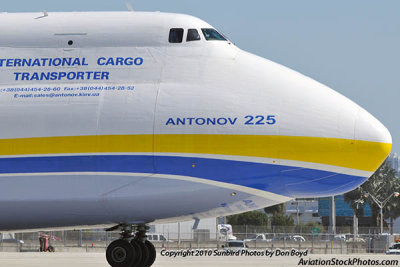 Antonov Design Bureau An-225 Mriya UR-82060 taxiing on the Northeast Base at MIA aviation stock photo #5380