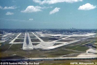 1976 - short final approach to runway 9-left at Miami International Airport stock photo #AP76_MIAapp_3
