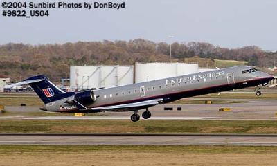 United Express (Mesa Airlines) CL-600-2C10 CRJ-700 N509MJ aviation airline stock photo #9822
