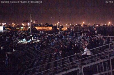 Stock car race fans at Hialeah Speedway shortly before it closed stock photo #2793