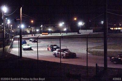 Stock car races at Hialeah Speedway shortly before it closed stock photo #2803