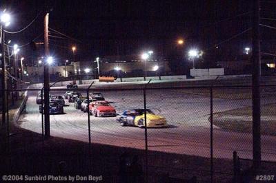 Stock car races at Hialeah Speedway shortly before it closed stock photo #2807