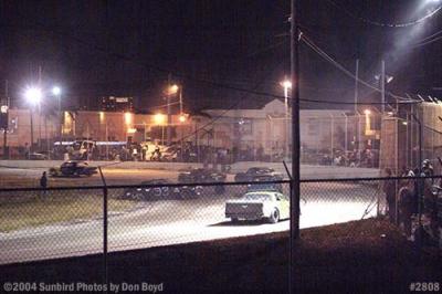 Stock car races at Hialeah Speedway shortly before it closed stock photo #2808
