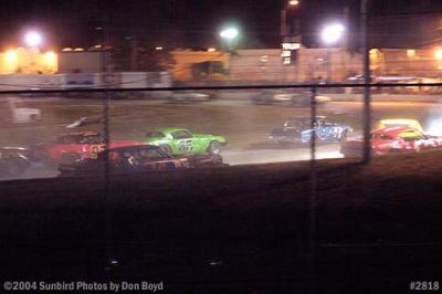 Stock car races at Hialeah Speedway shortly before it closed stock photo #2818