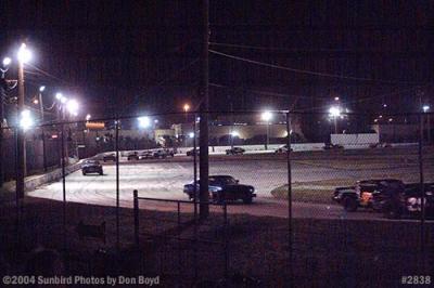 Stock car races at Hialeah Speedway shortly before it closed stock photo #2838