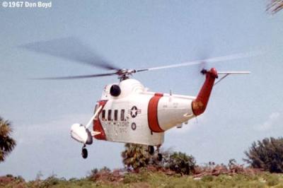 1967 - USCG Sikorsky HH-52A #CG-1375 on front lawn of Coast Guard Station Lake Worth Inlet photo #CG-CG1375atLWI-3