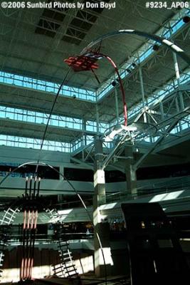 April 2006 - Dual Meridian by David Griggs at the Concourse A atrium at Denver International Airport 