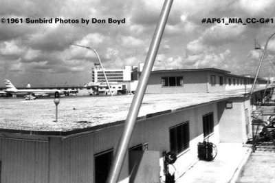 1961 - Miami International Airport Concourse 2 (now G) terminal aviation stock photo #AP61-MIA-G