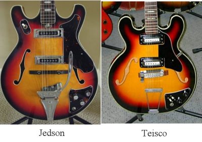 Jedson and Teisco Thin Archtop