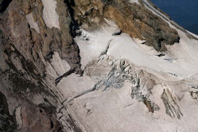 Hood, Upper Newton Clark Glacier Detail  (Hood082407-_136.jpg)