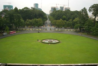 Lawn in front of Re-unification Palace
