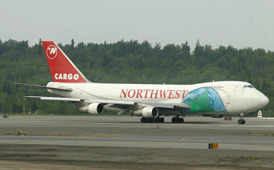 NW 747F in its special livery