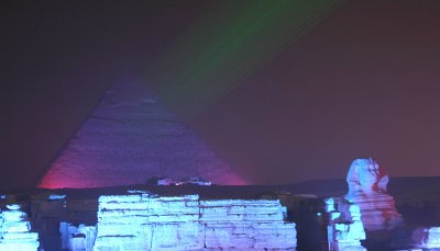 Sound and Light Show at the Pyramid
