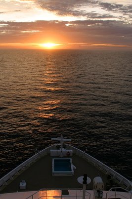 Sunrise over Meditarrenean
