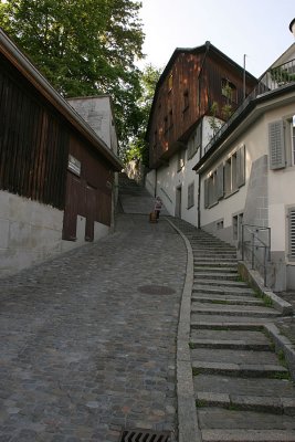 Stairs leading to the old city