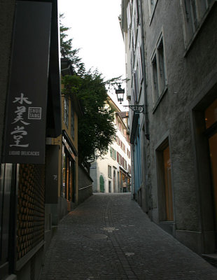 Symbol of Asian culture in the heart of oldtown Zurich