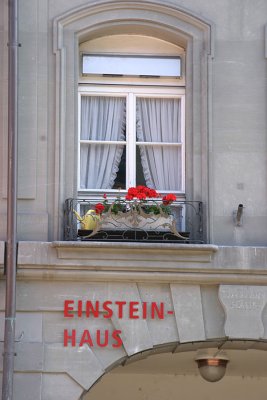 The house Einstein lived in when he lived in Bern