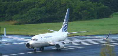 Copa Air 737-700 with winglets, taking off from SJU, Jan. 2006