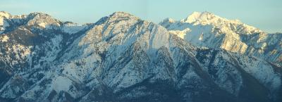 Close up of Wasatch Mountain