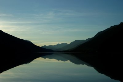 Moose  Lake, along Highway. 16, British Columbia