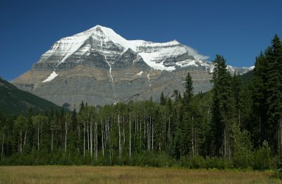 Mt. Robson, the highest peak of Canadian Rockies
