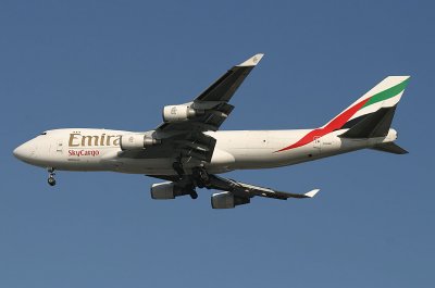 Emirate's Cargo 747-400 visiting JFK