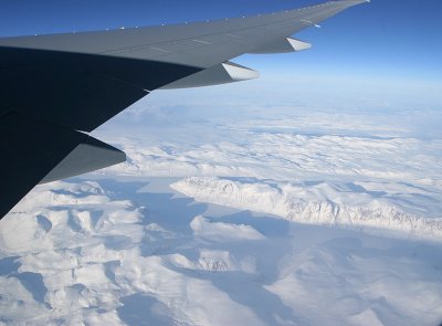Icy interior of Greenland