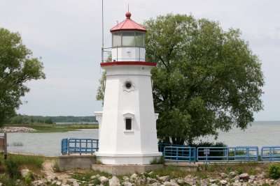We passed right by the Cheboygan Crib lighthouse.
